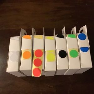 - California Basics Multi-Color Dotted Stickers